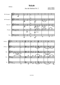 Urlicht Mahler Sinfonie Nr.2 Brass Quintett – Partitur