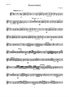 Concertpiece for 3 Wind Instruments – French Horn